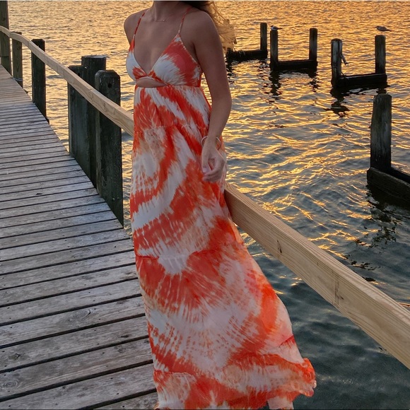 Rococo Sand Ilios tie dye maxi Dress size XS - Picture 4 of 4
